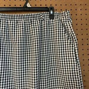 VTG Gingham Midi Skirt Cricket Lane Black &‎ White Check Country Western 16